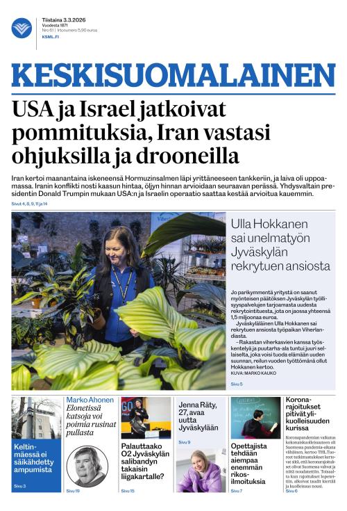 Keskisuomalainen 3.3.2026