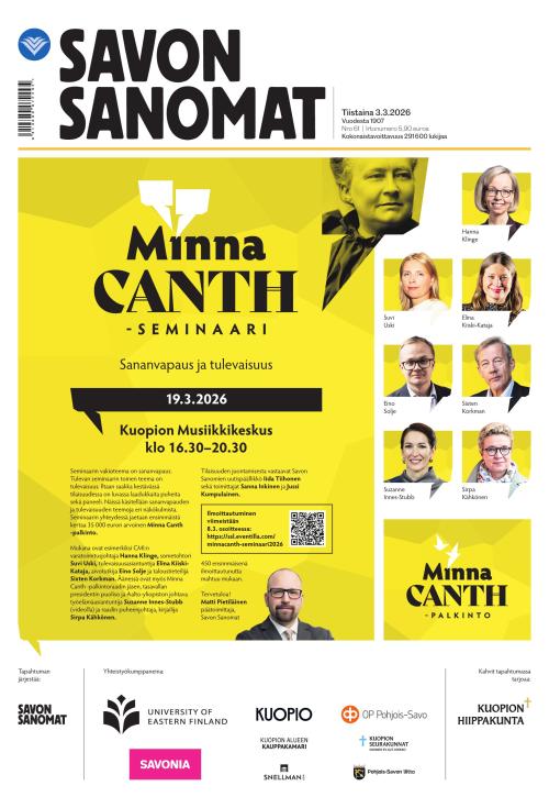 Savon Sanomat 3.3.2026