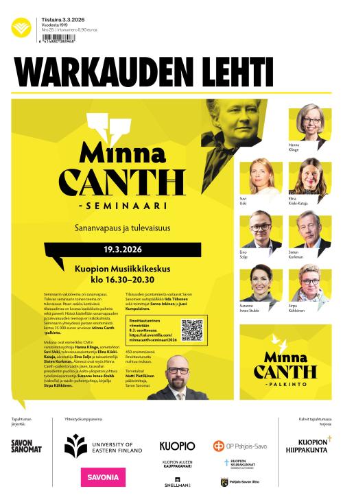 Warkauden Lehti 3.3.2026