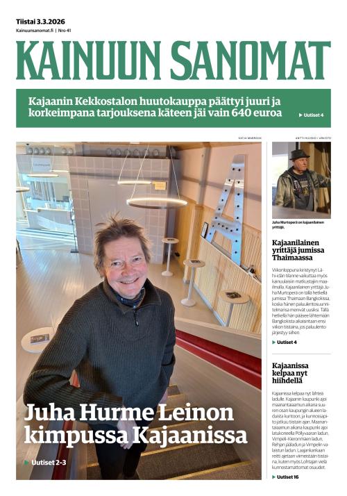 Kainuun Sanomat 3.3.2026