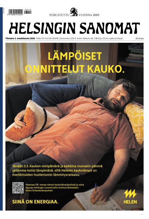 Helsingin Sanomat 3.3.2026