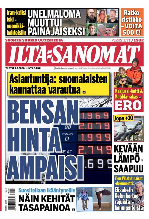 Ilta-Sanomat 3.3.2026