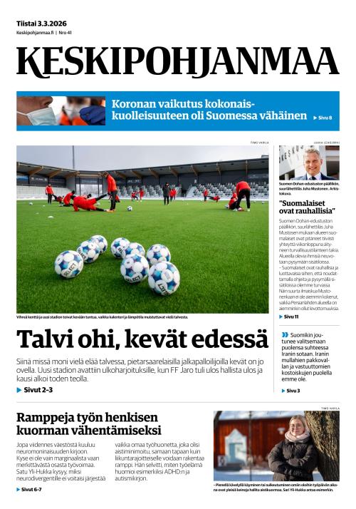 Keskipohjanmaa 3.3.2026