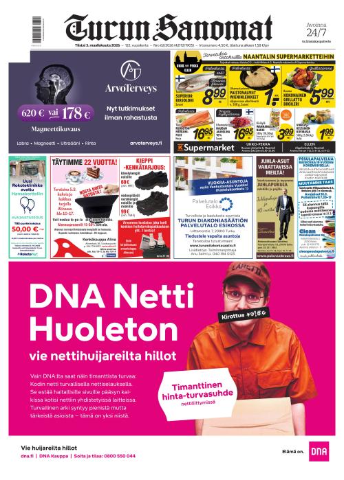 Turun Sanomat 3.3.2026