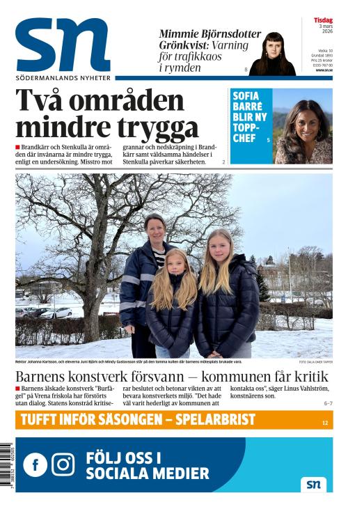 Södermanlands Nyheter 3.3.2026