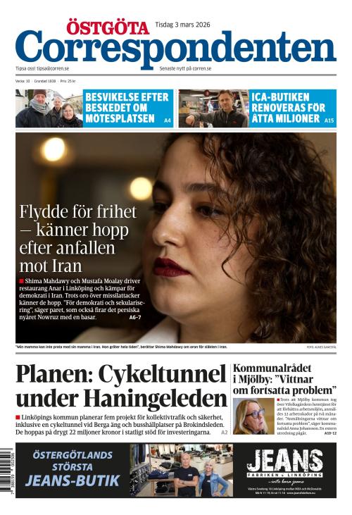 Östgöta Correspondenten 3.3.2026