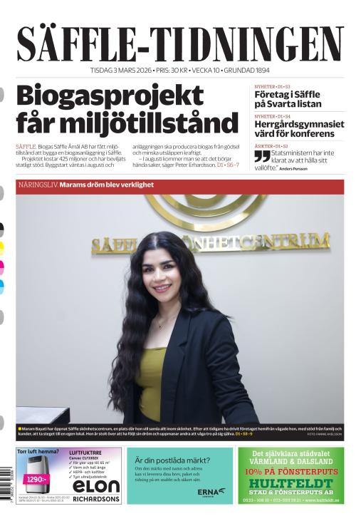 Säffle-Tidningen 3.3.2026