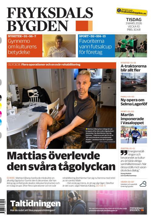 Fryksdals-Bygden 3.3.2026