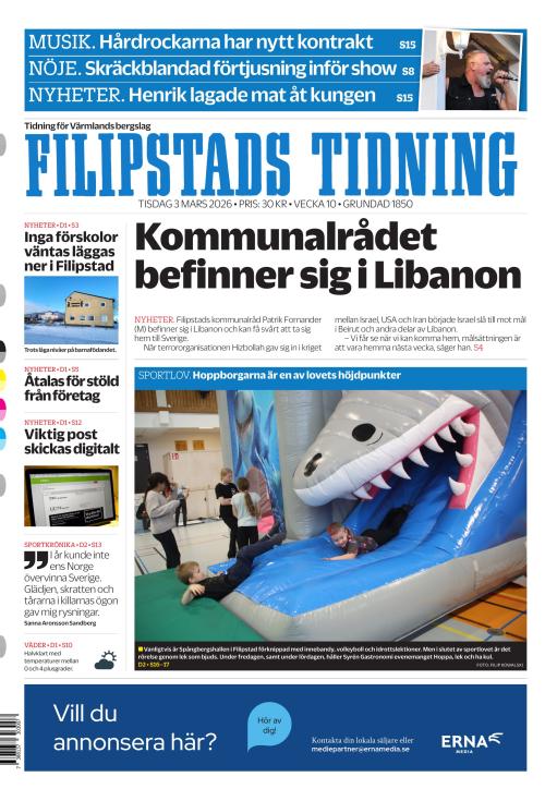 Filipstads Tidning 3.3.2026