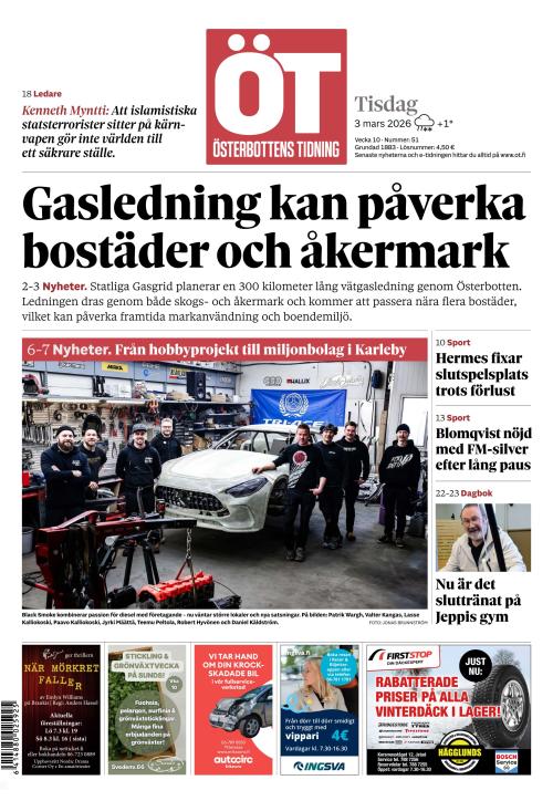 Österbottens Tidning 3.3.2026