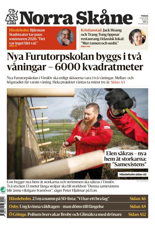 Norra Skåne 3.3.2026