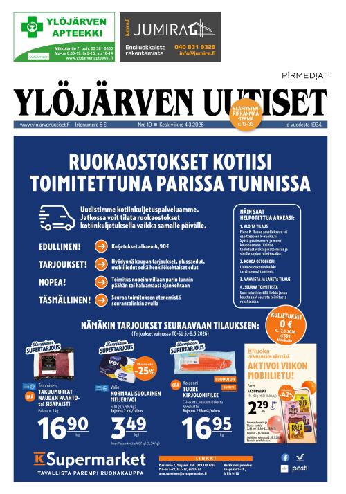Ylöjärven Uutiset 4.3.2026