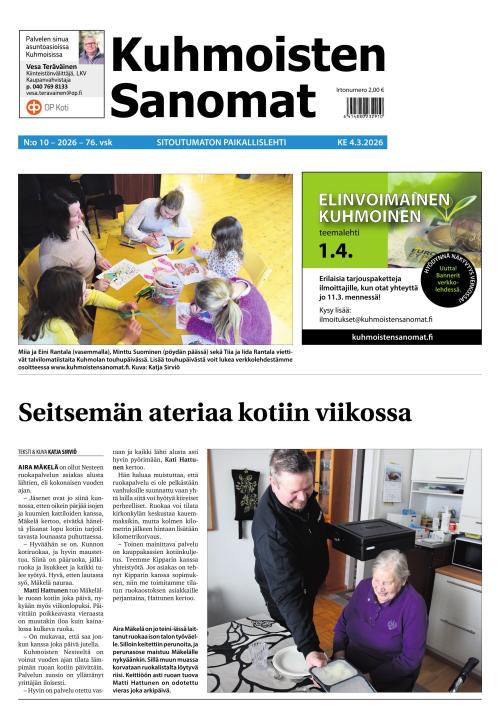 Kuhmoisten Sanomat 10/2026