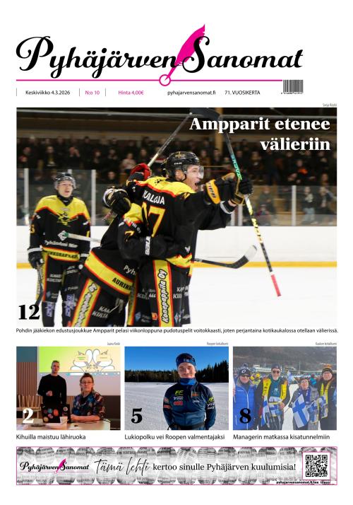 Pyhäjärven Sanomat 4.3.2026