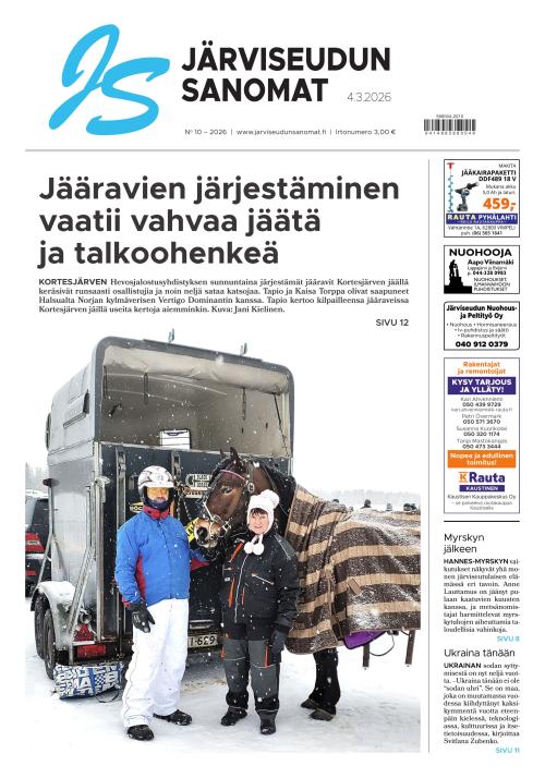 Järviseudun Sanomat 4.3.2026