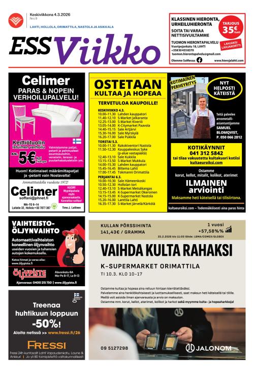 ESS Viikko 4.3.2026