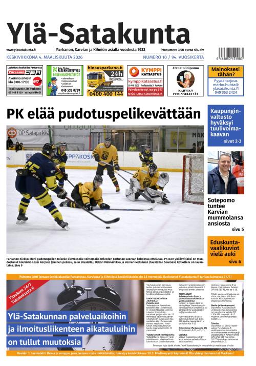 Ylä-Satakunta 4.3.2026