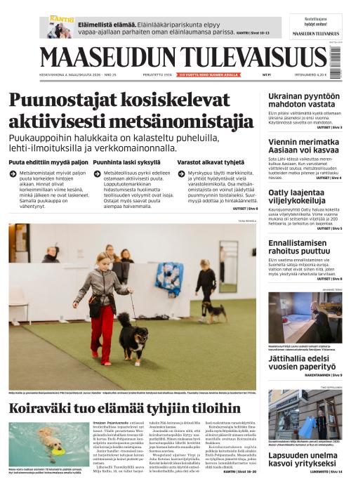 Maaseudun Tulevaisuus 4.3.2026