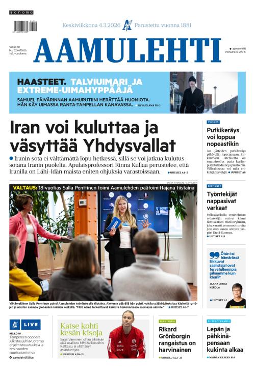 Aamulehti 4.3.2026
