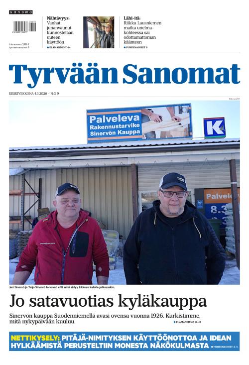 Tyrvään Sanomat 4.3.2026