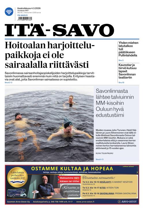 Itä-Savo 4.3.2026