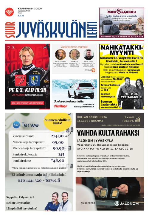 Suur-Jyväskylän Lehti 4.3.2026