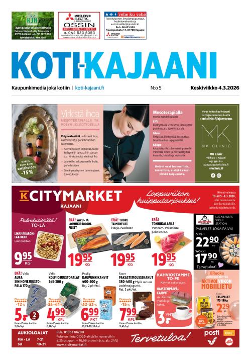 Koti-Kajaani 4.3.2026