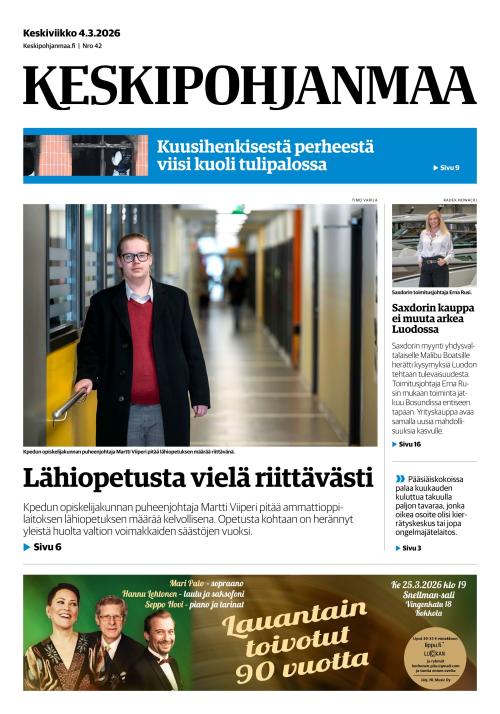 Keskipohjanmaa 4.3.2026