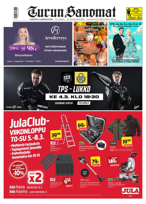 Turun Sanomat 4.3.2026
