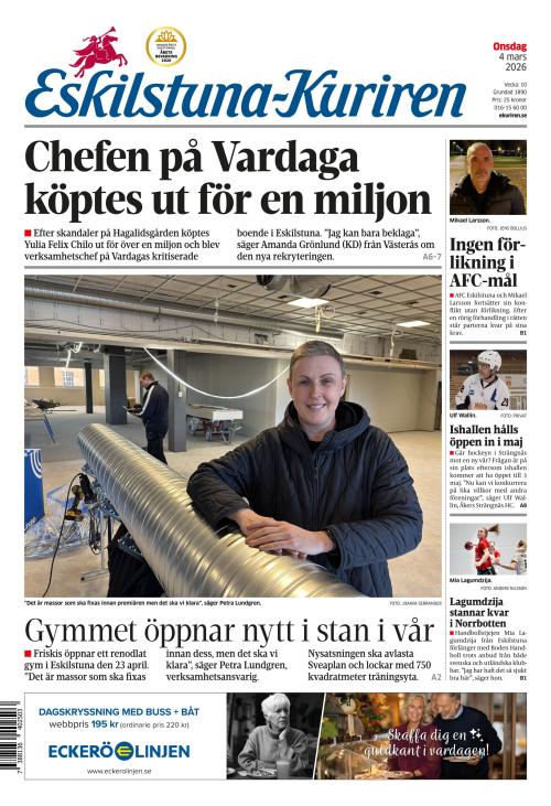 Eskilstuna-Kuriren 4.3.2026