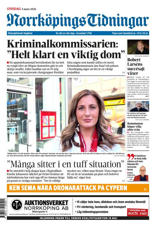 Norrköpings Tidningar 4.3.2026
