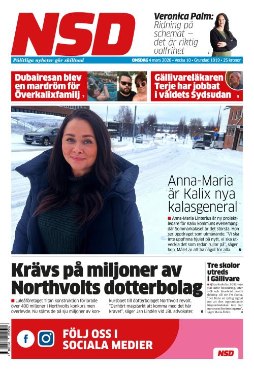 Norrländska Socialdemokraten 4.3.2026