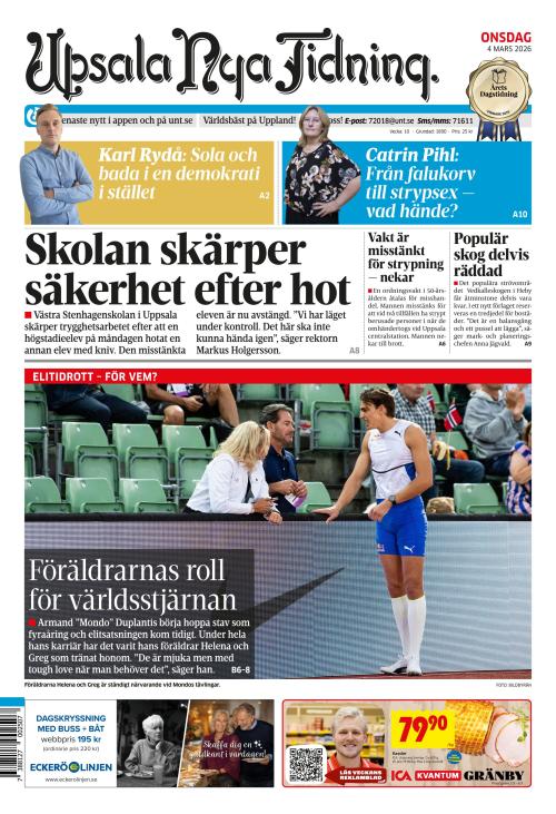 Upsala Nya Tidning 4.3.2026