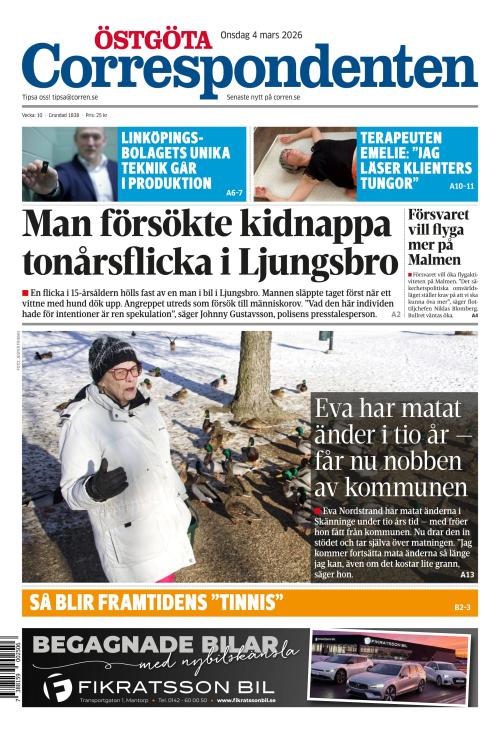 Östgöta Correspondenten 4.3.2026