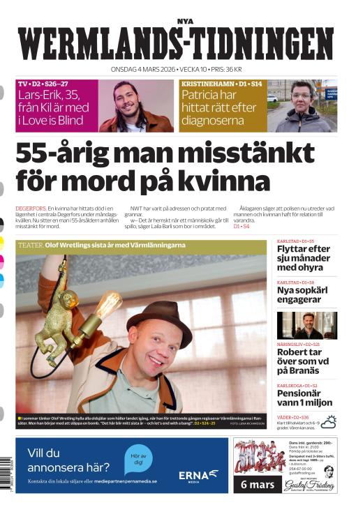 Nya Wermlands-Tidningen 4.3.2026