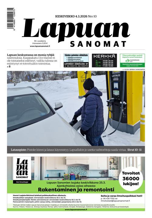 Lapuan Sanomat 4.3.2026