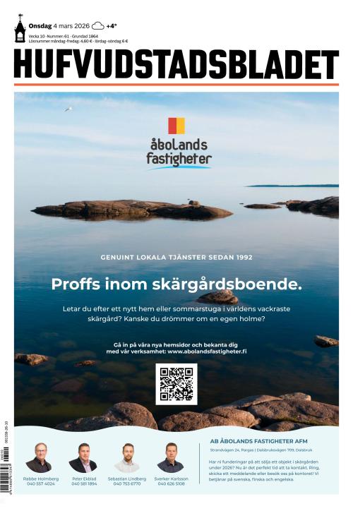 Hufvudstadsbladet 4.3.2026