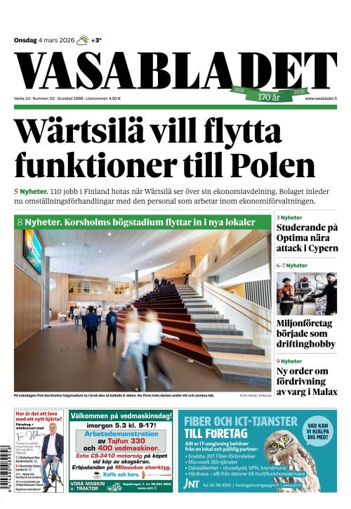Vasabladet 4.3.2026