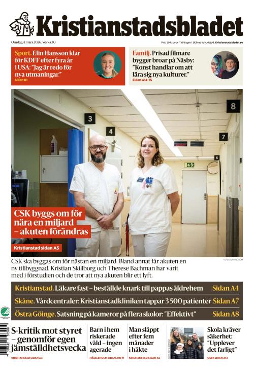 Kristianstadsbladet 4.3.2026