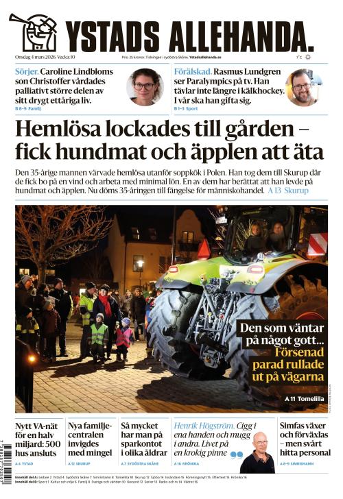 Ystads Allehanda 4.3.2026