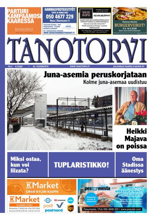 Tanotorvi-lehti 02/2026
