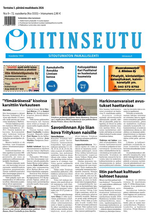 Iitinseutu 5.3.2026