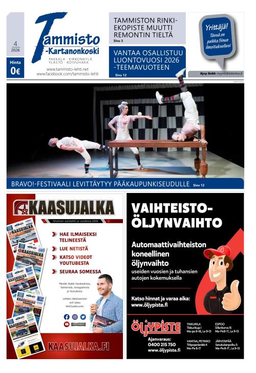 Tammisto-lehti 5.3.2026