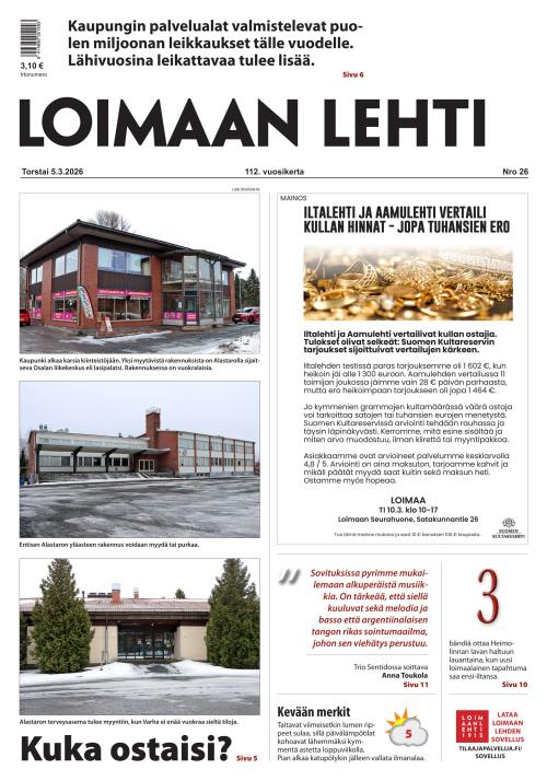 Loimaan Lehti 5.3.2026