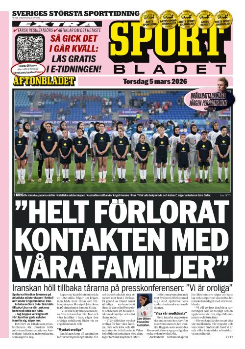 Aftonbladet Sportbladet 5.3.2026