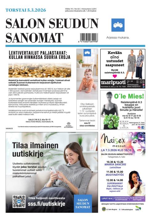 Salon Seudun Sanomat 5.3.2026