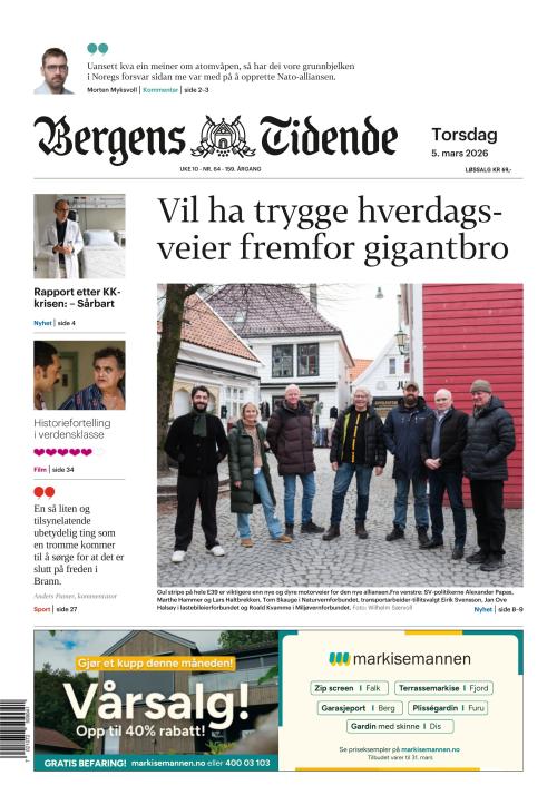 Bergens Tidende 5.3.2026