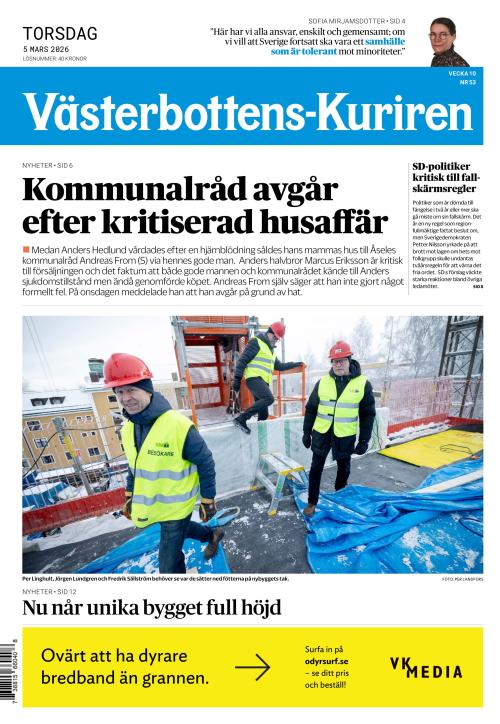 Västerbottens-Kuriren (SE) 5.3.2026