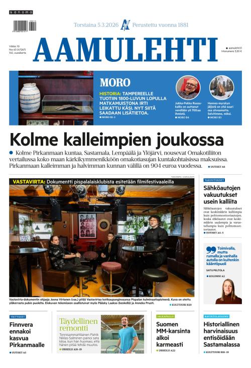 Aamulehti 5.3.2026