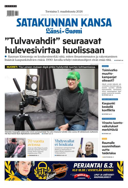 Satakunnan Kansa Länsi-Suomi 5.3.2026